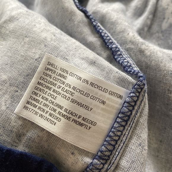 Universal Thread bandana print strapless midi dress blue white vacation small - Picture 9 of 16